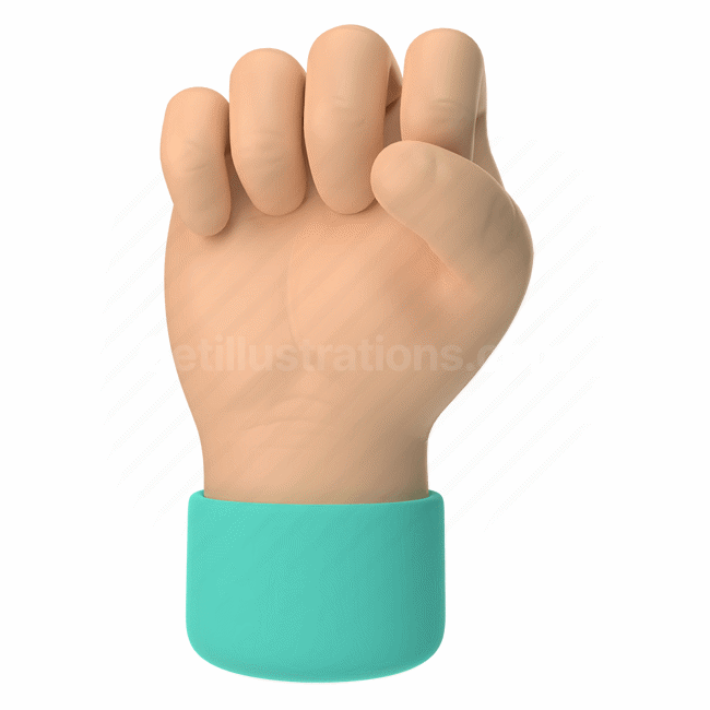 emoticon, emoji, sticker, gesture, fist, up, asian